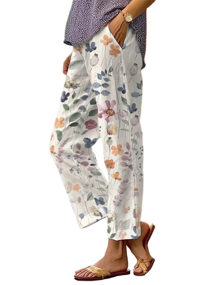 Sofía | Casual Wijde Bloemenbroek voor de Zomer
