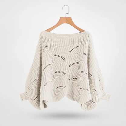 Camille – Gebreide Trui met Vleermuismouwen | Chic, Warm & Comfortabel