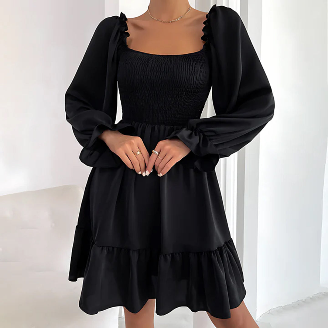 Serafina – Elegante Zomerjurk met Ruches | Luchtige & Stijlvolle Damesjurk
