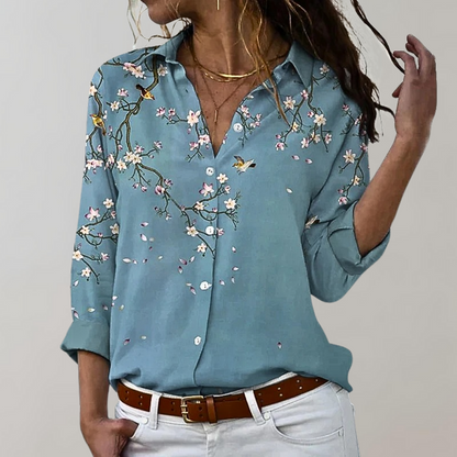 Damesblouse met Bloemenprint | Fris en Stijlvol voor Elke Gelegenheid