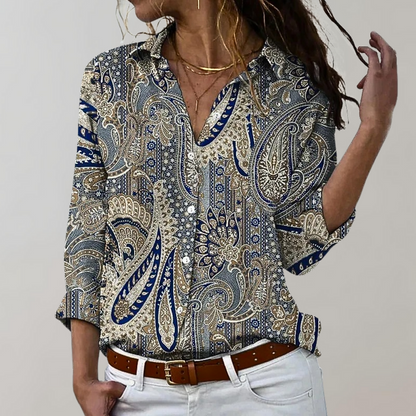 Damesblouse met Bloemenprint | Fris en Stijlvol voor Elke Gelegenheid