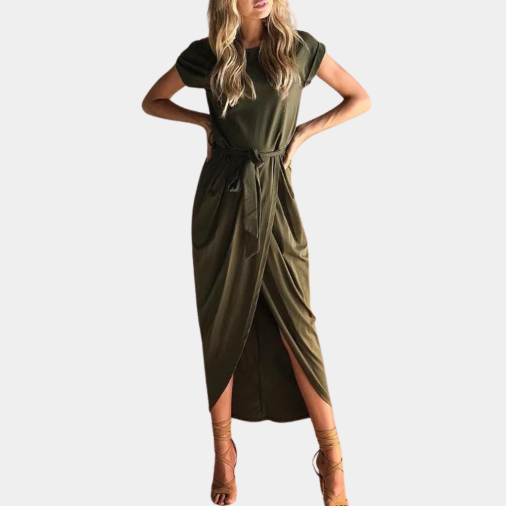 Giulia – Casual Zomerjurk met Korte Mouwen | Stijlvol, Comfortabel & Veelzijdig