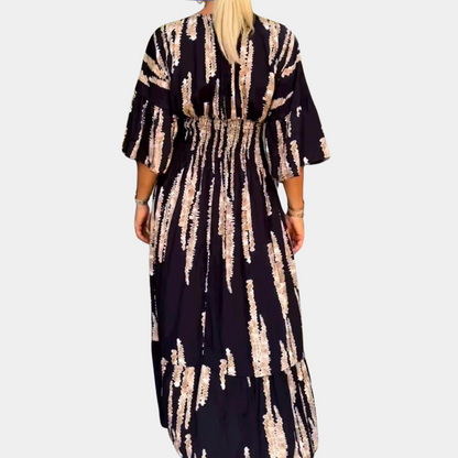 Alessia – Casual Midi Kaftan Jurk | Elegantie & Comfort voor de Zomer