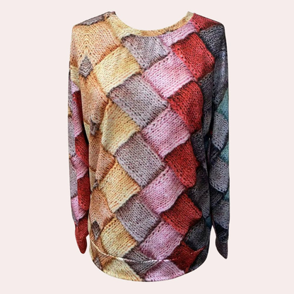 Amélia – Zomerse Damestrui met Kleurrijke Print | Licht & Comfortabel