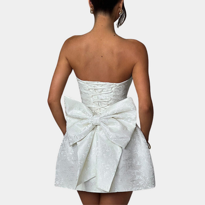 Giulia – Strapless Cocktailjurk | Elegante & Chique Zomer Mini Jurk