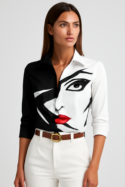 Camila – Losvallende Damesblouse | Elegant & Veelzijdige Stijl