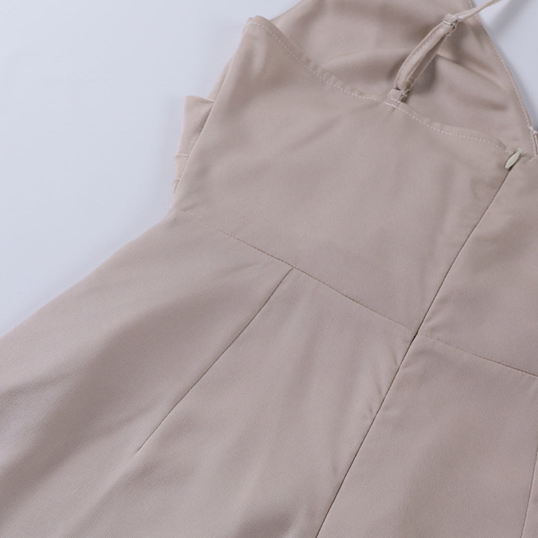 Sofia – Midi Jurk met Hoge Split voor Dames | Elegante & Comfortabele Avondstijl