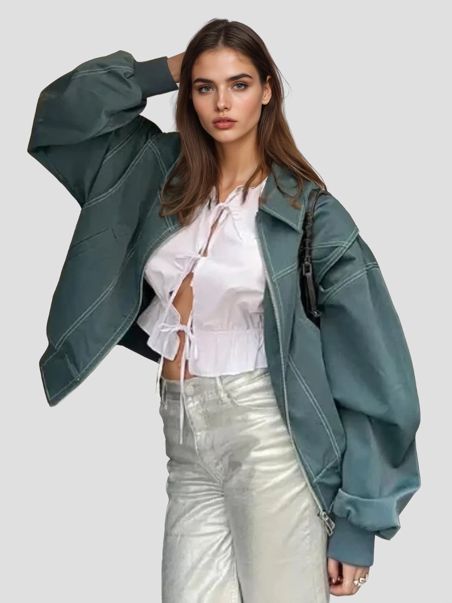 Giovanna – Oversized Leren Damesjas | Stoer & Tijdloos