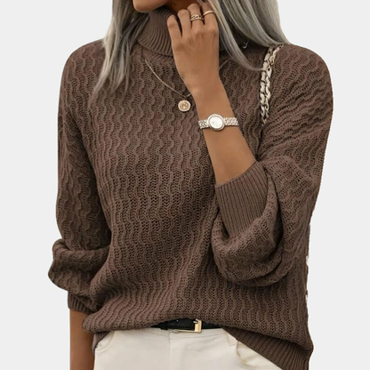 Clara – Luchtige Coltrui voor Dames | Tijdloos Comfort & Elegant