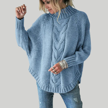 Élodie – Lange Grof Gebreide Damestrui | Warm & Tijdloos Comfort