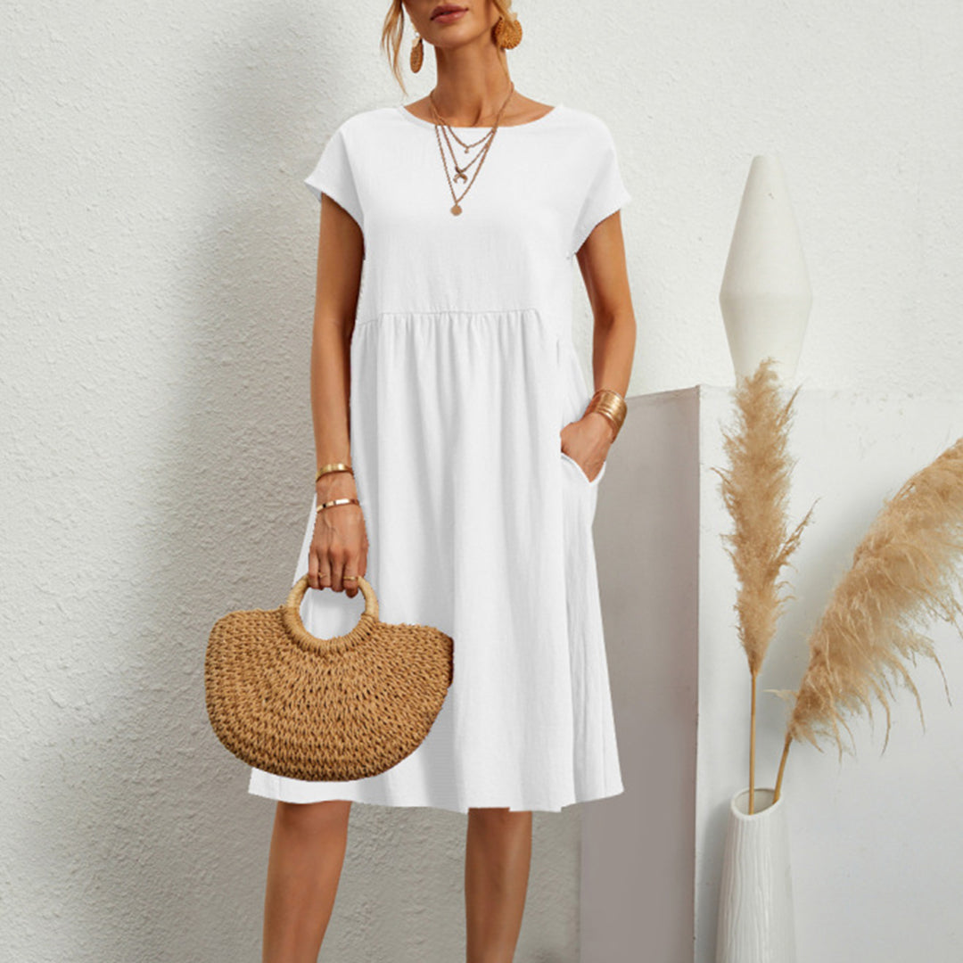 Elena – Zomerjurk | Elegant, Luchtig & Comfortabel voor Zonnige Dagen