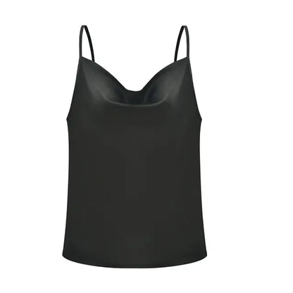 Isabella | Satijnen Spaghetti Top voor Dames | Elegante Drapeer Top met Luxe Afwerking