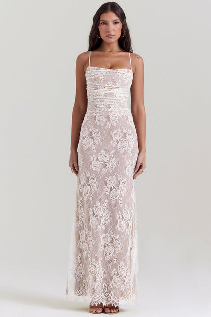 Valentina – Maxi Jurk met Kanten Corset voor Dames | Elegant & Stijlvol