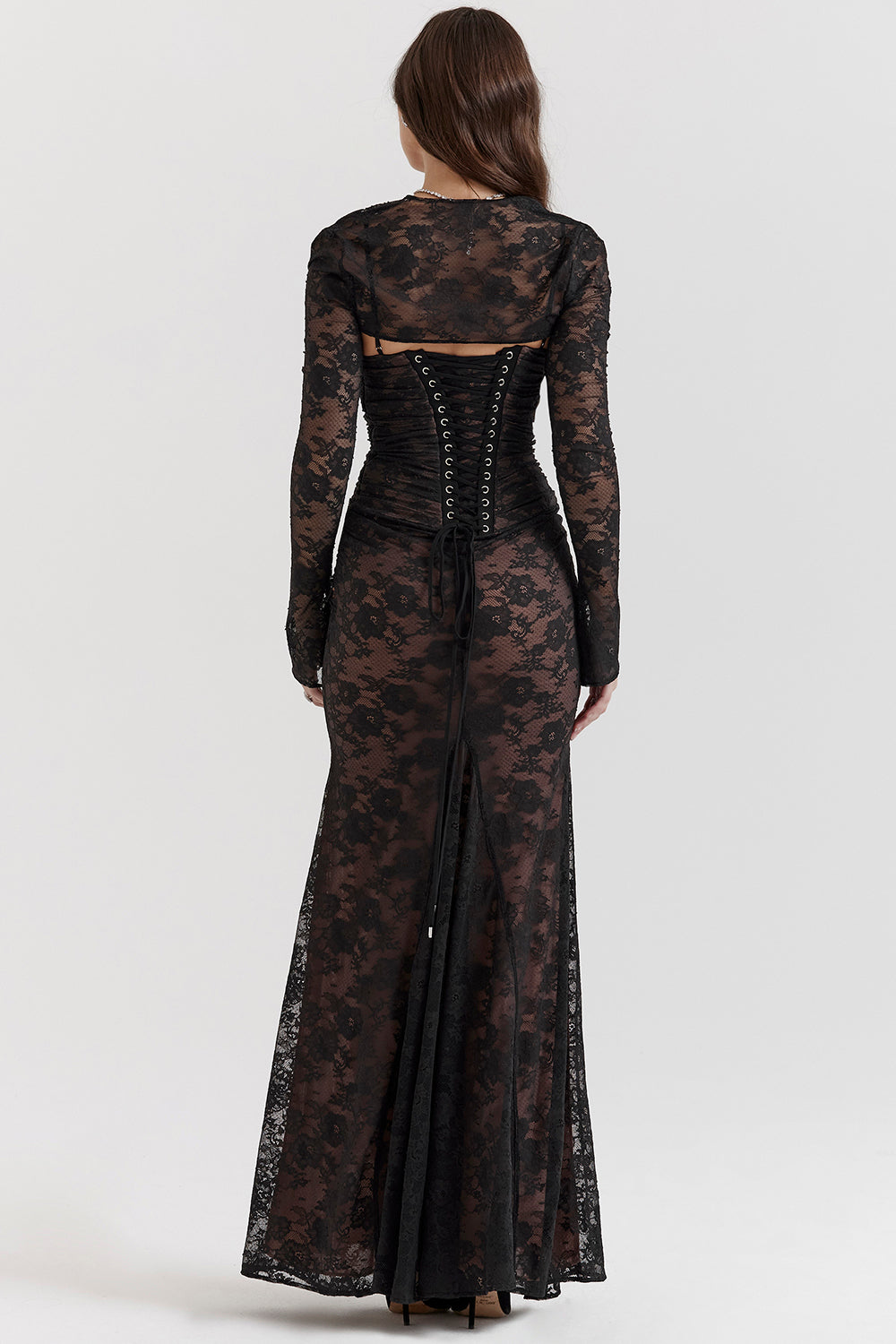 Valentina – Maxi Jurk met Kanten Corset voor Dames | Elegant & Stijlvol