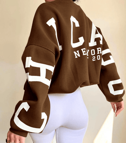 Elena | Comfortabele Oversized Trui met Moeiteloze Stijl