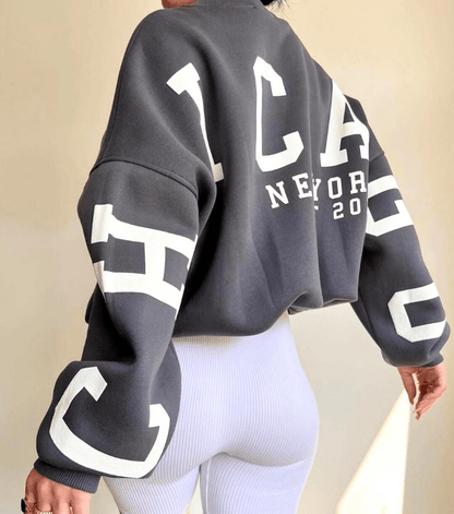 Elena | Comfortabele Oversized Trui met Moeiteloze Stijl