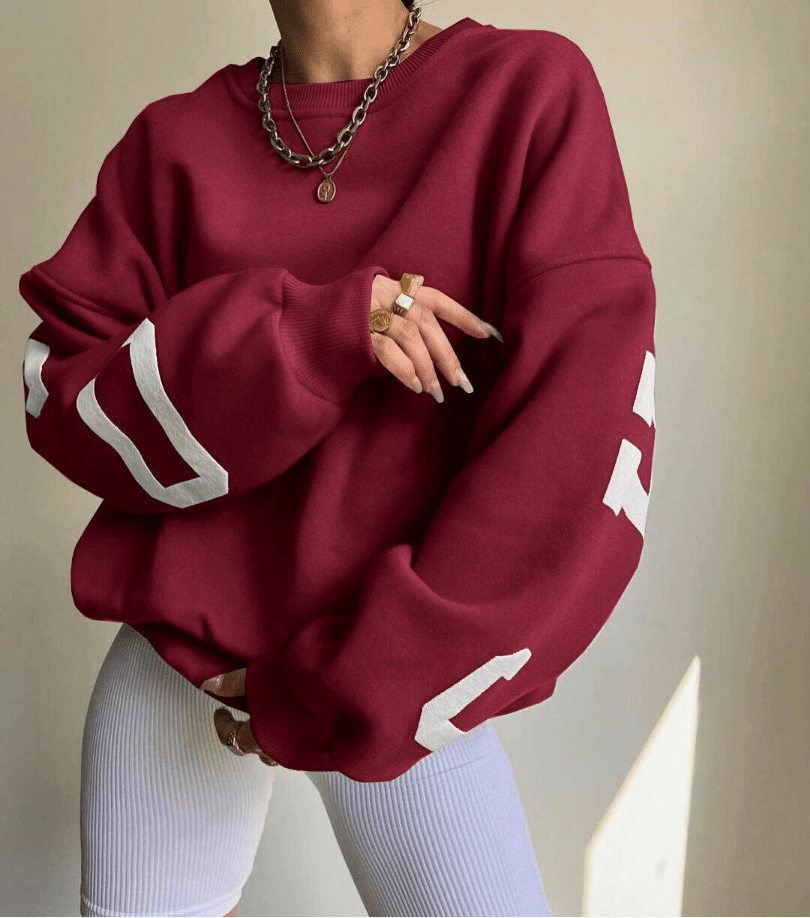 Elena | Comfortabele Oversized Trui met Moeiteloze Stijl