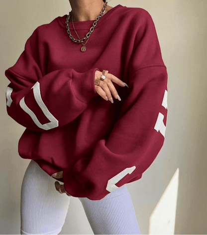 Elena | Comfortabele Oversized Trui met Moeiteloze Stijl