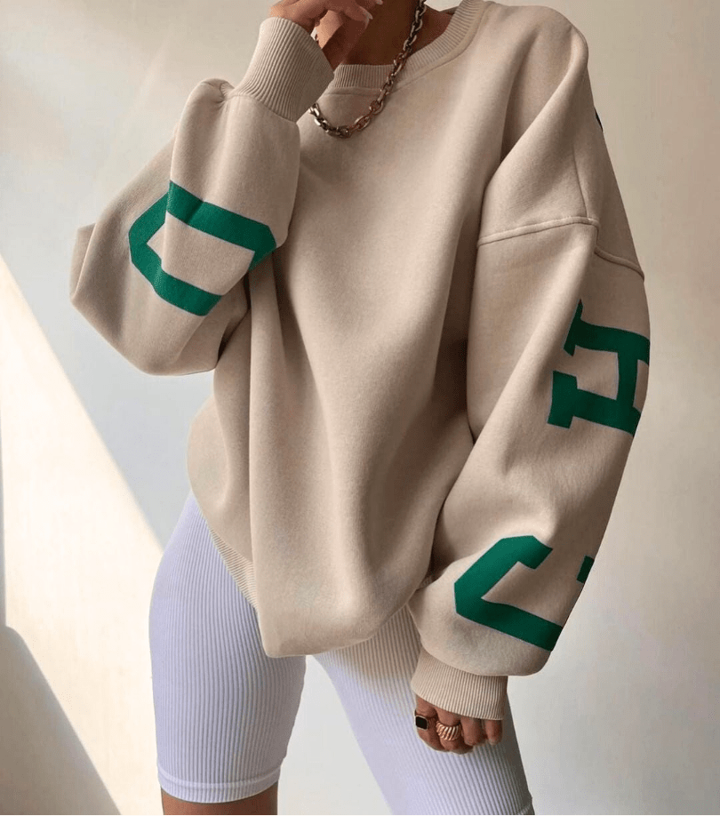 Elena | Comfortabele Oversized Trui met Moeiteloze Stijl