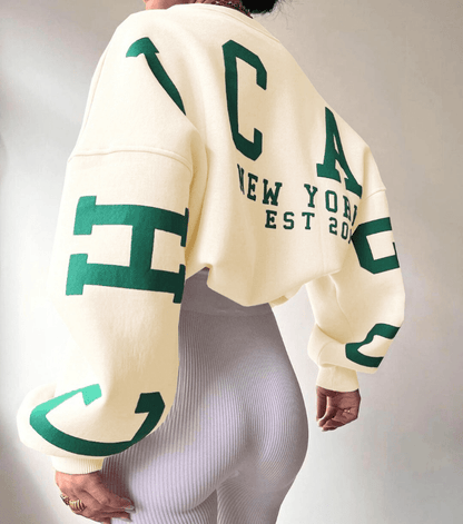 Elena | Comfortabele Oversized Trui met Moeiteloze Stijl