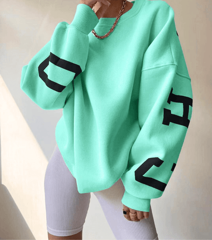 Elena | Comfortabele Oversized Trui met Moeiteloze Stijl