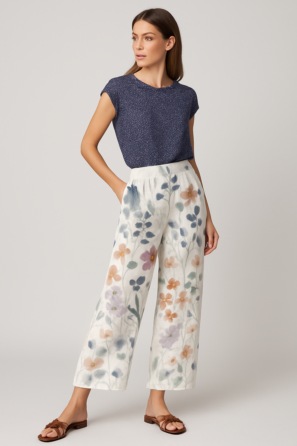 Sofía | Casual Wijde Bloemenbroek voor de Zomer